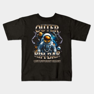 Outer Rim Bar and Lounge Contemporary Resort Florida Orlando Kids T-Shirt